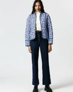 Discount The Korner Veste matelassée Marina bleue