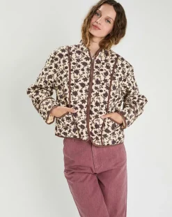 Hot The Korner Veste matelassée Marina crème