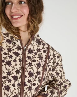 Hot The Korner Veste matelassée Marina crème