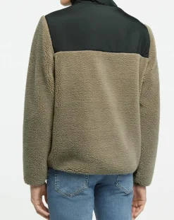 Homme Gant Veste Polaire 1/2 Zip beige