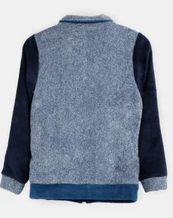 Enfant Mr Wonderful Veste polaire bleu marine/gris