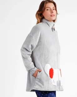 Admas Veste polaire grise