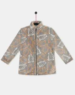 Enfant Mr Wonderful Veste polaire grise