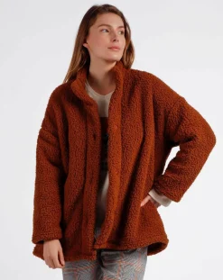 Femme Admas Veste polaire marron