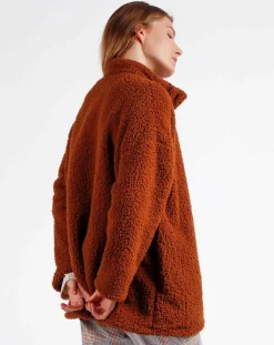 Femme Admas Veste polaire marron