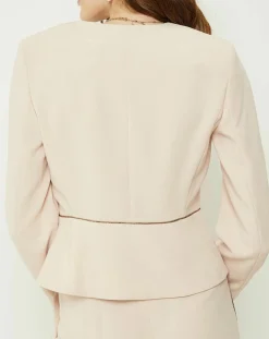 Outlet MaxMara Veste Ribaldo beige
