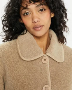 Online Lou Andrea Veste réversible en Fausse Fourrure 309 Mont sabbia