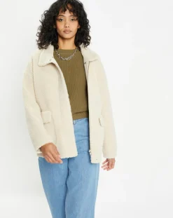 Femme Lou Andrea Veste réversible en Fausse Fourrure 301 Mont riso late