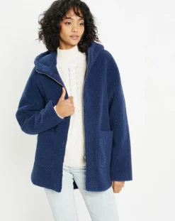 Femme Lou Andrea Veste réversible en Fausse Fourrure 315 Mont indigo