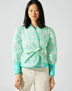 Clearance Manoush Veste réversible Marguerite bleue