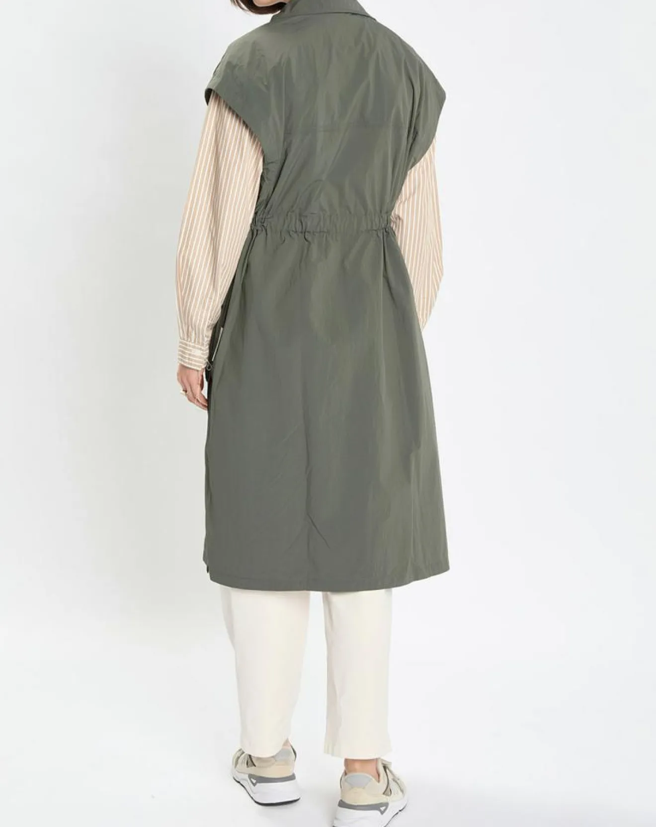 Femme Marc O'Polo Veste sans manches Maxi Explore kaki