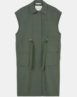 Femme Marc O'Polo Veste sans manches Maxi Explore kaki