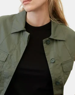 Marc O'Polo Veste sans manches Mini Explore kaki