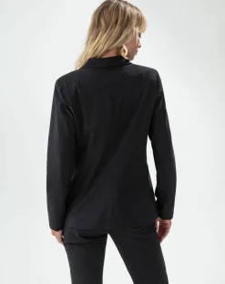 Femme Indies Veste Santa noir pois mordore