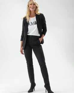 Femme Indies Veste Santa noir pois mordore