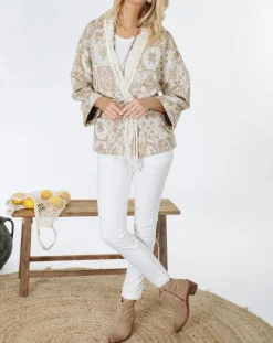 Femme Lauren Vidal Veste Store beige