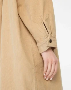 Sale Element Veste surchemise en Velours milleraies Manitoba Cord beige foncé