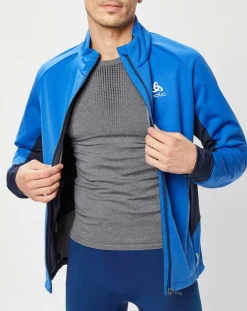 Homme Odlo Veste technique Brensholmen bleu