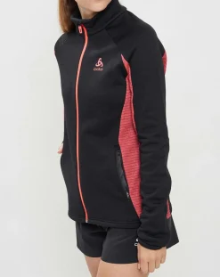 Femme Odlo Veste technique Sport Tech noir/rose