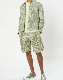 Sale Marc O'Polo Veste Trucker Coton Bio kaki clair