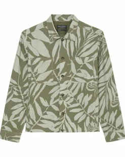 Sale Marc O'Polo Veste Trucker Coton Bio kaki clair