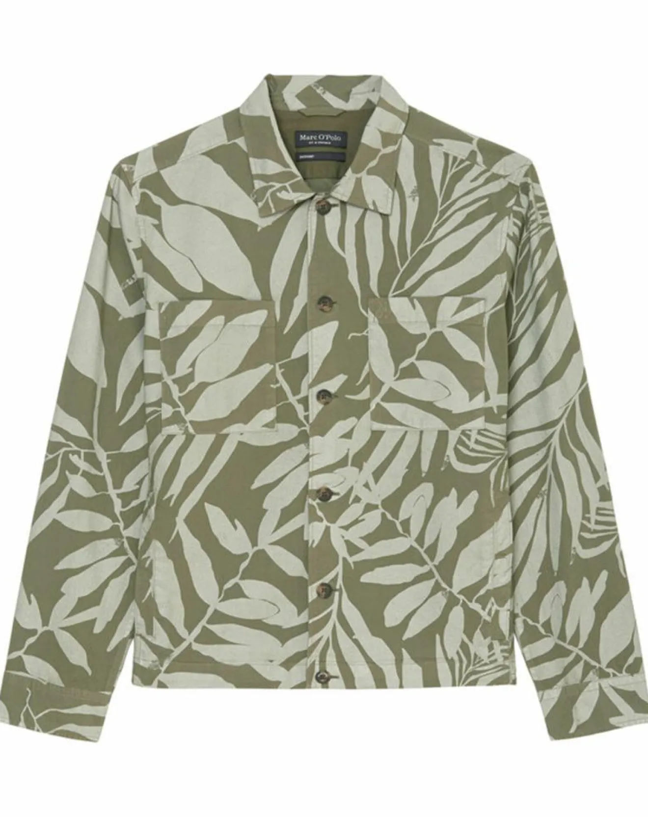 Sale Marc O'Polo Veste Trucker Coton Bio kaki clair