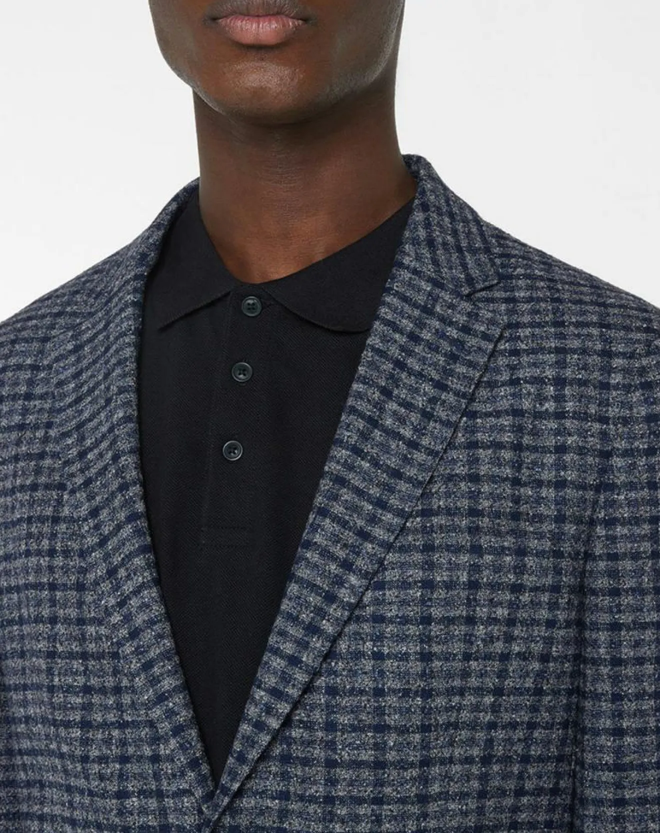 Homme Hackett London Veste Vichy tricolore bleu/gris