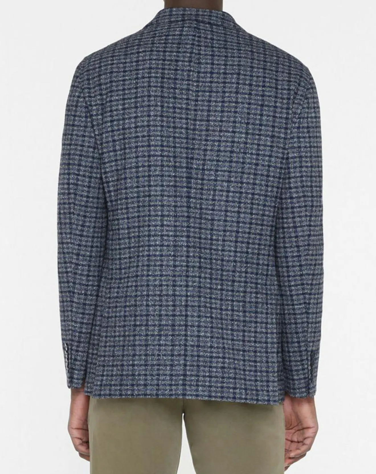 Homme Hackett London Veste Vichy tricolore bleu/gris