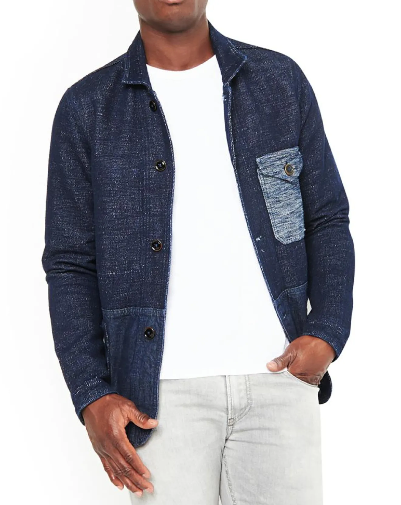 Homme Pepe Jeans Veste Worker Coaster bleue