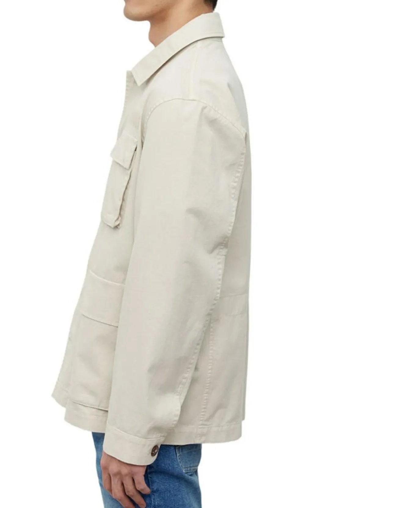 Homme Marc O'Polo Veste Worker Poche Bout écrue