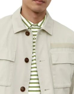 Homme Marc O'Polo Veste Worker Poche Bout écrue