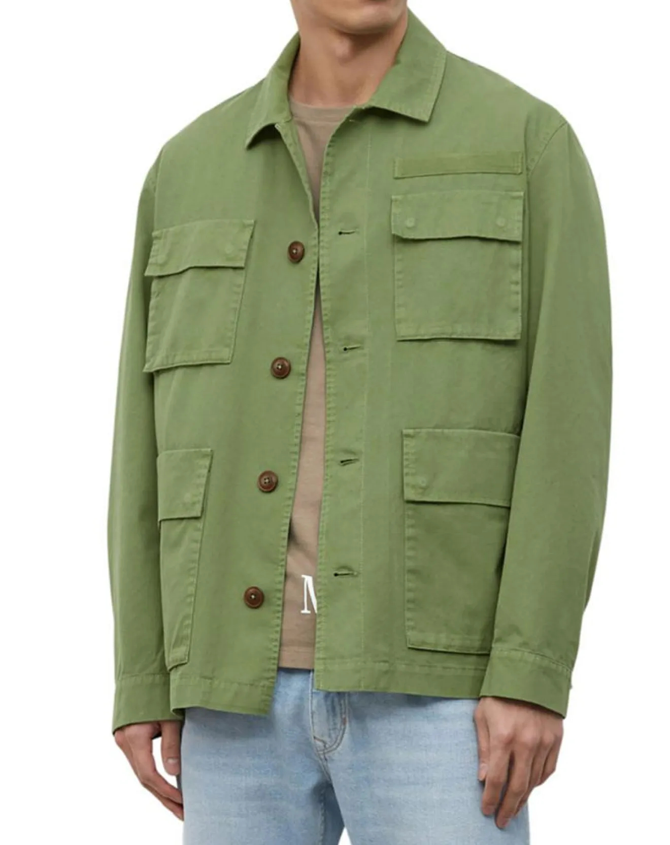 Homme Marc O'Polo Veste Worker Poche Bout verte